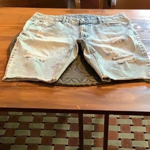 Men jean shorts